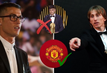 Ronaldo và Modric 'chốt luôn' cầu thủ trẻ MU xuất sắc nhất thế giới