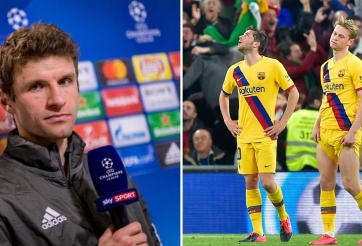 Thomas Muller tiếp tục 'bôi nhọ' Barca sau trận đấu