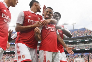 Nhẹ nhàng đánh bại Everton, Arsenal tiếp đà thăng hoa ở tour du đấu Hè