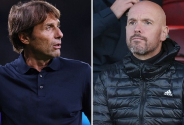 Thua tan tác MU, Conte vẫn 'gạ' Ten Hag đua vô địch Ngoại hạng Anh