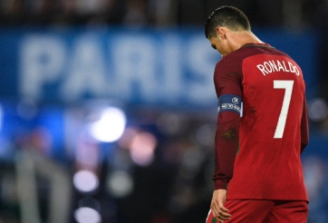 Cristiano Ronaldo có lần đầu tiên trong sự nghiệp phải 'nếm vị đắng' từ Bồ Đào Nha