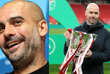 Sau Carabao, Pep 'khinh khỉnh' nói về cơ hội để MU vô địch nước Anh