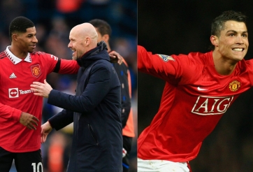 Ten Hag ra tay, Rashford chính thức vượt Ronaldo ở dấu mốc lịch sử
