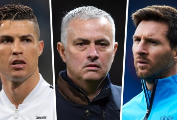 Loại Ronaldo lẫn Messi, HLV Mourinho chỉ tên cầu thủ vĩ đại nhất thế giới