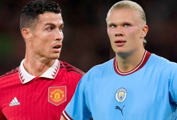 Haaland bắt chước chiêu trò 'ăn gian' của Cristiano Ronaldo