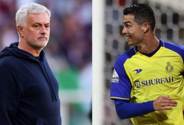 Phản ứng kiểu Ronaldo của HLV Mourinho khi Roma mở tỷ số chung kết C2