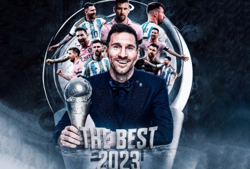 Messi đi vào lịch sử FIFA sau khi thắng The Best 2023 trước Haaland