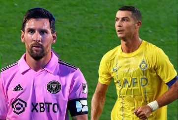 Bóng chưa lăn nhưng Ronaldo đã dẫn trước Messi 1-0