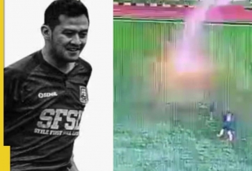 Cầu thủ qua đời vì bị sét đánh trên sân