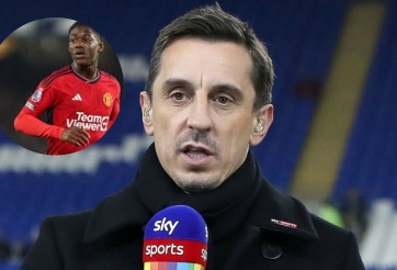 Gary Neville: 'Mainoo không làm được điều cơ bản trong bóng đá'