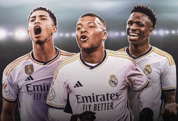 Hàng công 'thiên biến vạn hóa' của Real Madrid cùng Kylian Mbappe