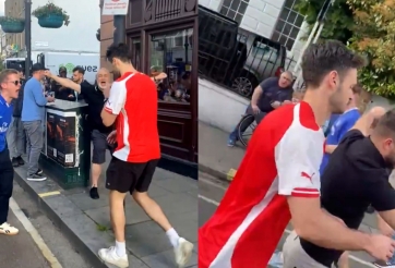 CĐV Arsenal nhận cái kết đắng khi 'lạc đường' trên phố
