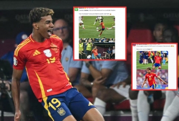 Báo chí thế giới bùng nổ vì siêu phẩm của Lamine Yamal