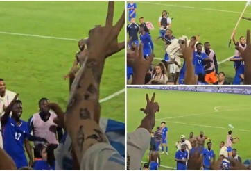 Cầu thủ U23 Pháp có hành vi không đẹp trước CĐV Argentina