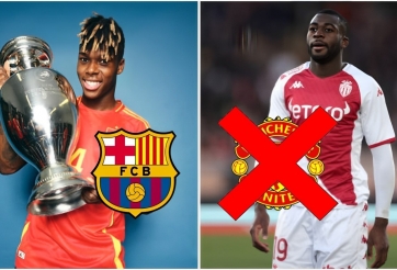 Tin chuyển nhượng sáng 12/8: Nico Williams 'quay xe' vụ tới Barca, sao Monaco từ chối gia nhập MU