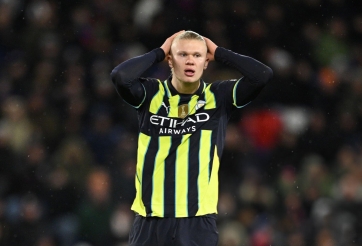 Haaland lập công, Man City hòa thất vọng Crystal Palace