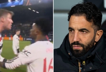 Học trò 'ẩu đả' sau trận, Amorim mừng ra mặt