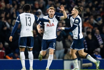 Tottenham chia điểm thất vọng trước Rangers tại cúp C2