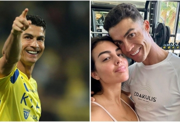 Ronaldo thể hiện sự ấm áp với 'vợ hờ' Georgina