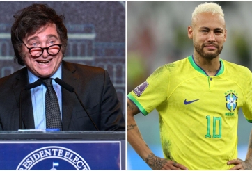 Tài khoản IG của Tổng thống Argentina trêu đùa Neymar