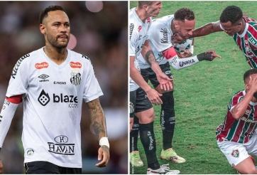 Neymar văng tục với đối thủ, nhận trái đắng phút cuối