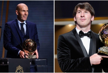 Zidane từ chối trao Quả bóng Vàng 2010 cho Messi