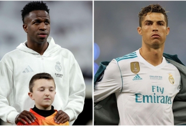 Vinicius muốn 'xếp ngang hàng' Ronaldo tại Real