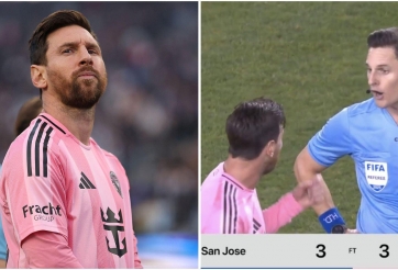 Lionel Messi chỉ mặt trọng tài, nhận cái kết đắng
