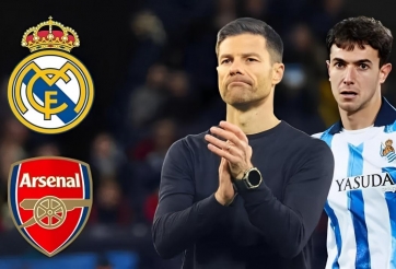 Alonso thúc giục Real 'cướp' siêu tiền vệ từ tay Arsenal