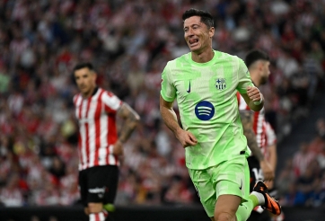 Lewandowski tỏa sáng, Barca dễ dàng vùi dập Bilbao