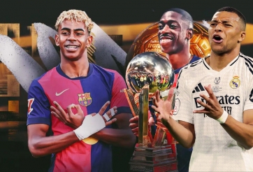 5 ứng viên Quả bóng Vàng 2025: Không có Mbappe, Yamal chỉ xếp thứ 2