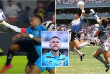 Ghi bàn bằng tay như Maradona, Neymar nhận cái kết đắng