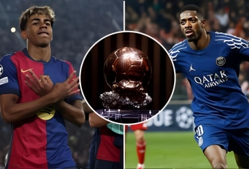 Dembele bị gạt khỏi cuộc đua Quả bóng vàng với Yamal