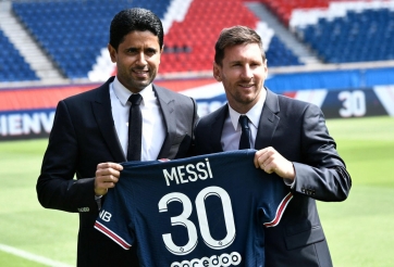 Chủ tịch PSG 'réo tên' Messi hậu vô địch Champions League