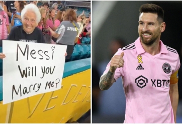 'Giang hồ' 98 tuổi cầu hôn Lionel Messi