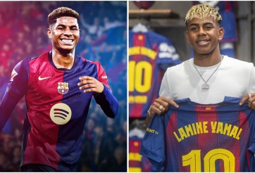 Vừa đến Barca, Rashford đã nhận 'quà' từ Yamal