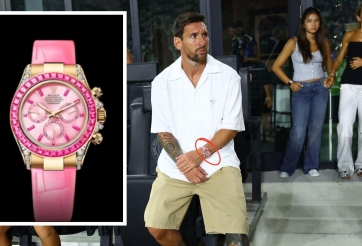 Messi đeo phụ kiện xa xỉ 'hiếm có khó tìm'