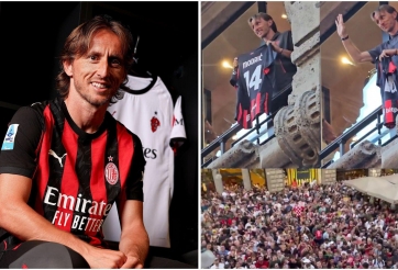 Modric tạo cơn sốt ngày ra mắt AC Milan