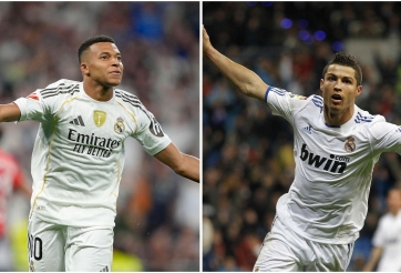 Mbappe phá kỷ lục kéo dài 16 năm của Ronaldo