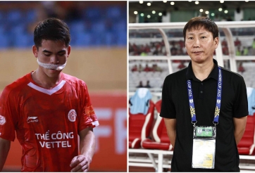 Đội trưởng U23 Việt Nam chấn thương, phải rời sân để cấp cứu