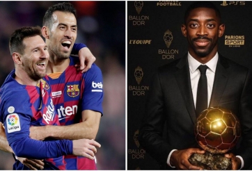 Đồng đội Messi bầu cho Dembele giành Quả bóng Vàng