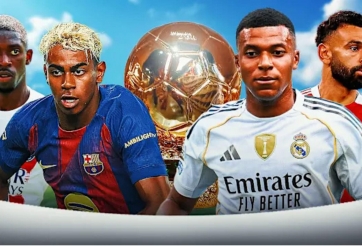 Cập nhật Quả bóng Vàng 2025: Dembele chỉ xếp thứ 4, top 1 là...