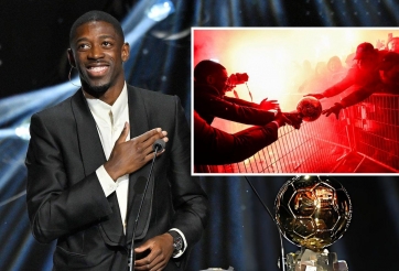 Dembele làm điều chưa từng có với Quả bóng Vàng