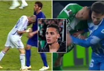 Antony tái hiện cú 'thiết đầu công' của Zidane