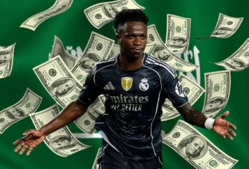 Ả Rập khiến thế giới 'rung chuyển' với đề nghị 1 tỷ Euro cho Vinicius