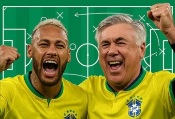 Nóng: HLV Ancelotti chốt tương lai Neymar trên tuyển Brazil