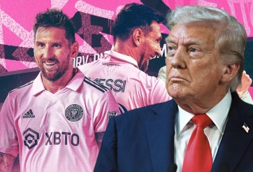 Donald Trump chỉ thắng khác biệt giữa Messi và các huyền thoại MLS