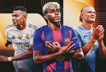Top 5 Quả bóng Vàng 2026: Mbappe về nhì, top 1 xứng đáng