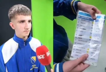 Cậu bé 14 tuổi giúp đội nhà dự World Cup trước tuyển Ý