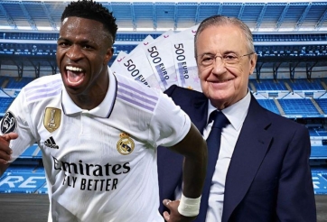 Vinicius thái độ 'lồi lõm' với chủ tịch Real